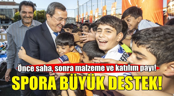 Konak ta amatör spora büyük destek!