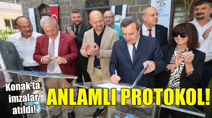 Konak ta anlamlı protokol!