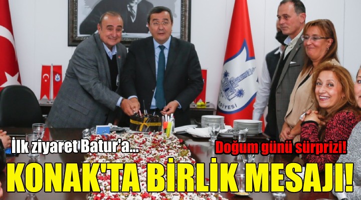 Konak ta birlik mesajı!