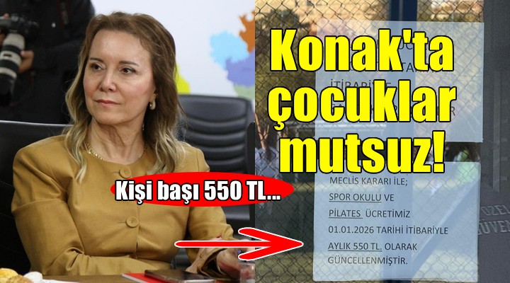 Konak'ta çocuklar mutsuz!