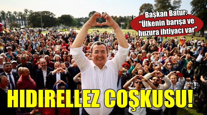 Konak ta coşkulu hıdırellez kutlaması...