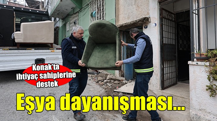 Konak'ta eşya dayanışması