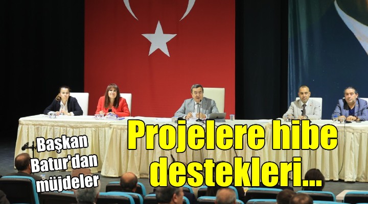 Konak ta projelere hibe müjdeleri...