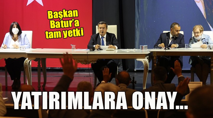 Konak ta yatırımlar için oybirliği