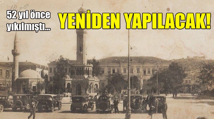 Konak taki o bina yeniden yapılacak!