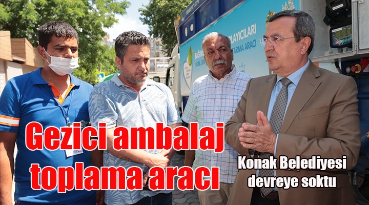 Konak tan ambalaj atıkları için gezici araç