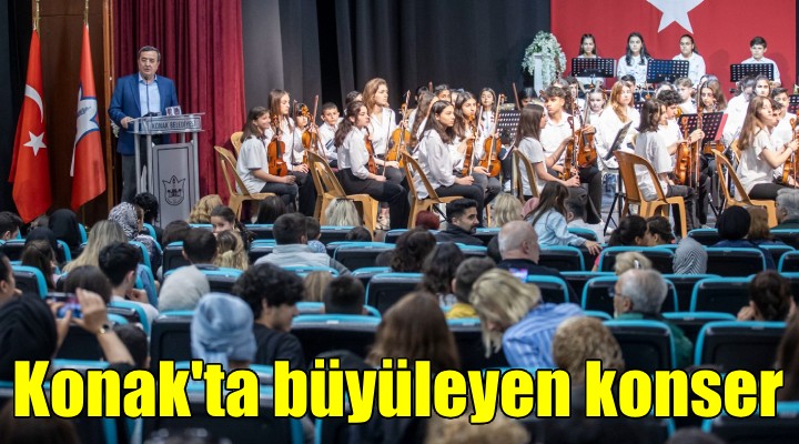 Konaklı çocuk ve gençlerin orkestrası büyüledi