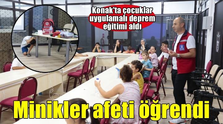 Konaklı çocuklara Afet Farkındalık Atölyesi