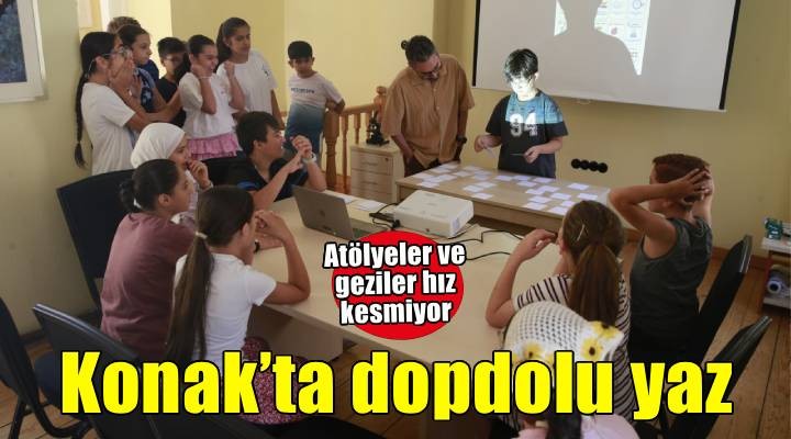 Konaklı çocuklara dolu dolu yaz programı