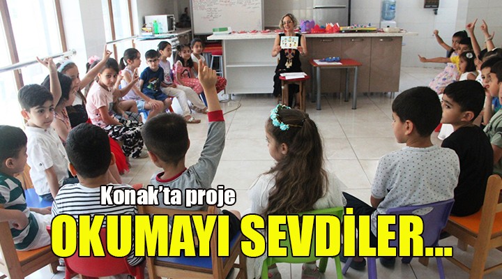 Konaklı miniklere okumayı sevdiren proje