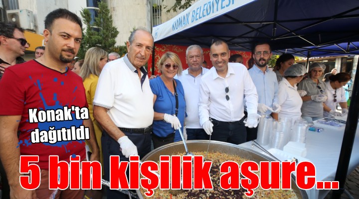 Konak’ta 5 bin kişiye aşure...