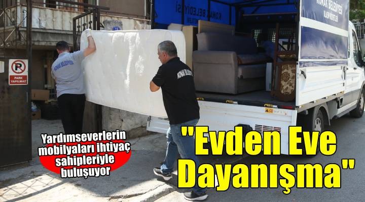 Konak’ta ‘Evden Eve Dayanışma’ devam ediyor