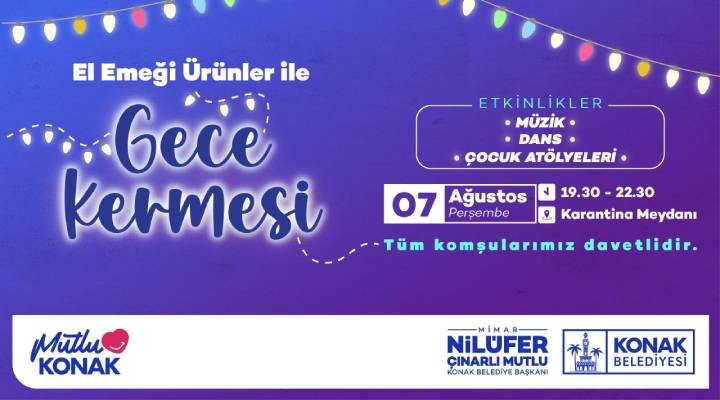 Konak’ta kadınların el emeği ‘Gece Kermesi’nde değerlenecek