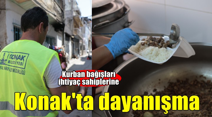 Konak’ta kapı kapı dayanışma