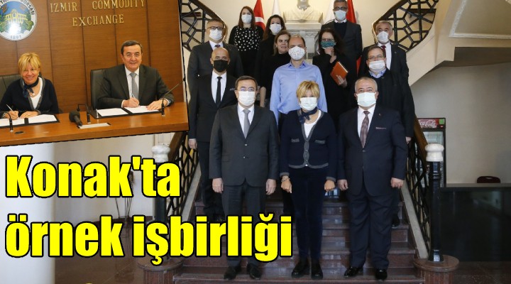 Konak’ta örnek işbirliği