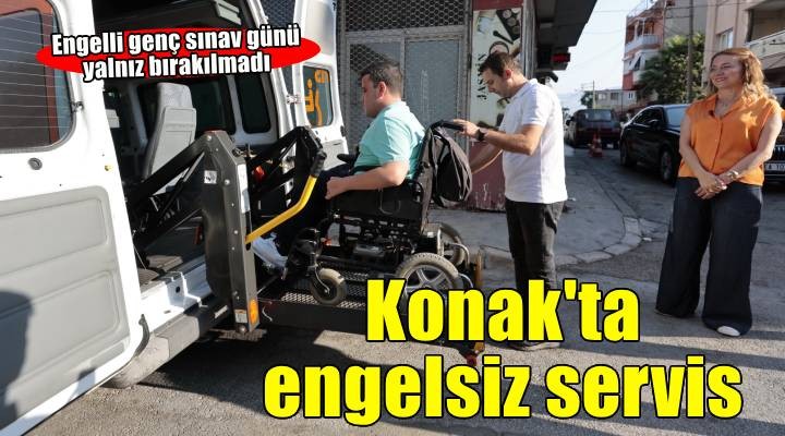Konak’tan gelecek hayallerine engelsiz ulaşım