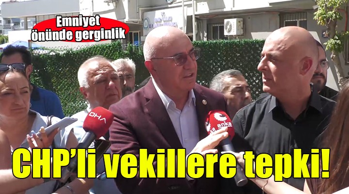 Kooperatif mağdurlarından CHP'li vekillere emniyet önünde tepki!