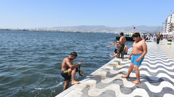 Kordon da deniz sefası