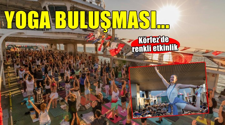 Körfez’in mavisinde 400 kişilik yoga buluşması