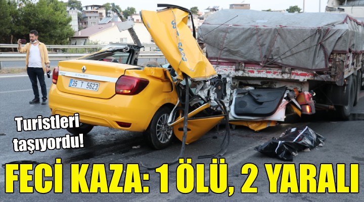 Feci kaza: 1 ölü, 2 yaralı!