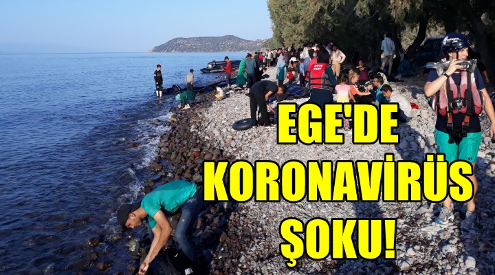 Korona Ege ye sıçradı!