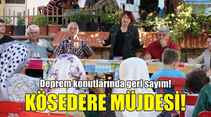 Kösedere deprem konutlarına kavuşuyor!