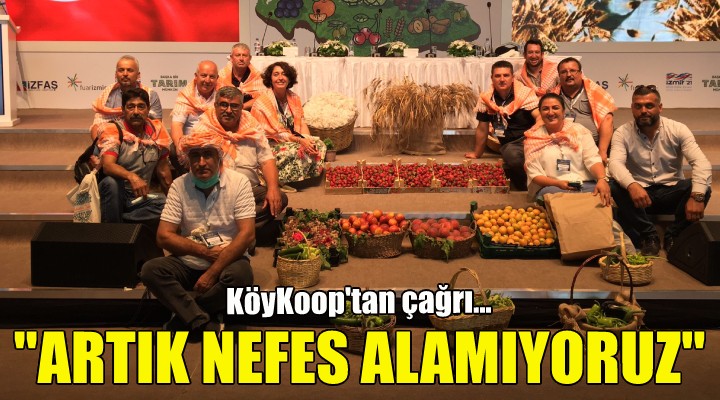 KöyKoop tan çağrı: Artık nefes alamıyoruz!