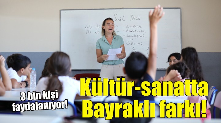 Kültür-sanatta Bayraklı farkı!