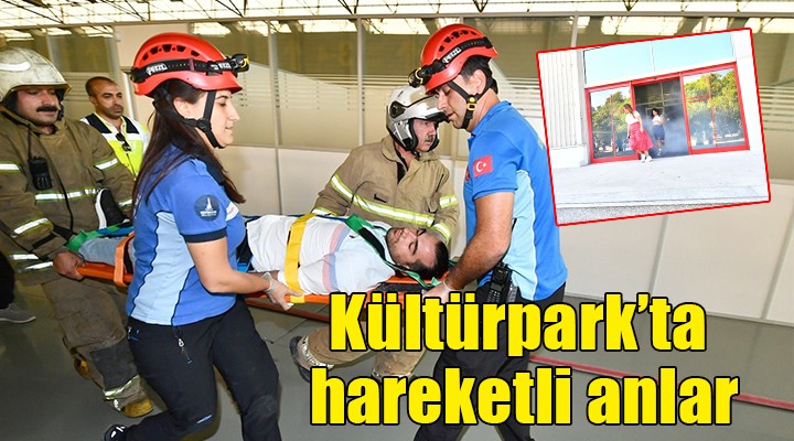 Kültürpark ta hareketli dakikalar...