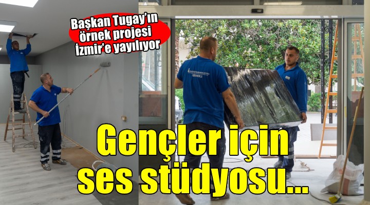 Kültürpark’a gençler için ses stüdyosu kuruluyor