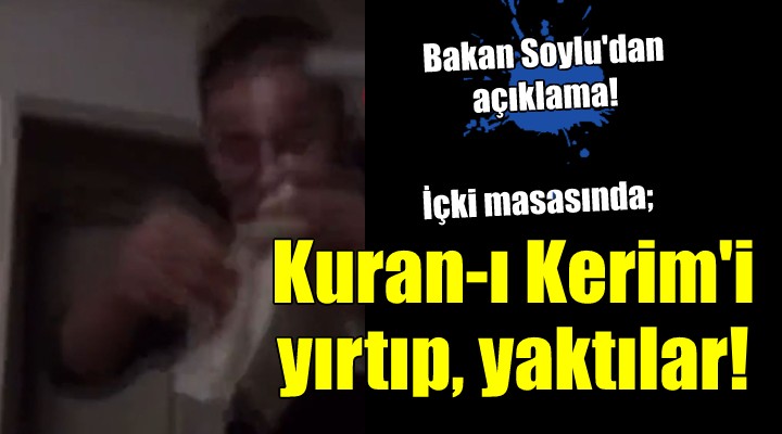 Kuran-ı Kerim i yırtıp yakan 2 kişi gözaltına alındı