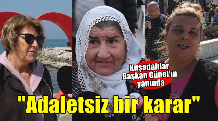 Kuşadalılar Başkan Günel'in yanında