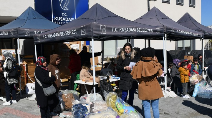 Kuşadası Belediyesi, kente gelen 5 bin 200 depremzede için seferber oldu!