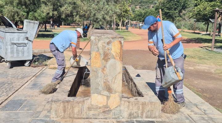 Kuşadası Belediyesi nden Adagöl Mesire Alanına yaz bakımı