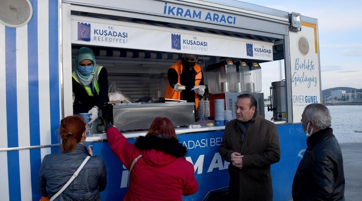 Kuşadası Belediyesi nden çorba ikramı!