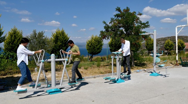 Kuşadası Belediyesi nden hastane bahçesine spor alanı!