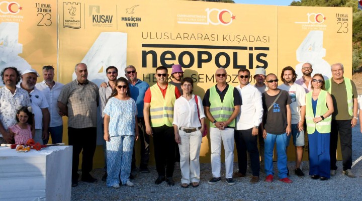 Kuşadası nda Uluslararası Neopolis Heykel Sempozyumu