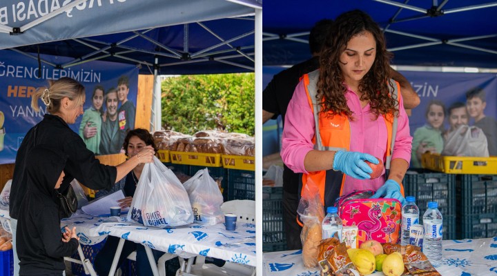 Kuşadası nda beslenme çantaları doluyor