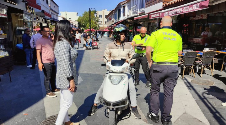 Kuşadası nda kurallara uymayan sürücülere ceza yağdı