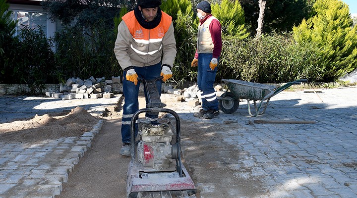 Kuşadası nda yol bakım seferberliği