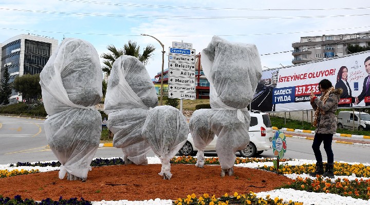 Kuşadası’nda yeşilin her türü korunuyor