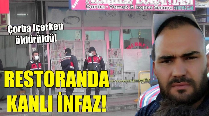 Lokantada kanlı infaz!