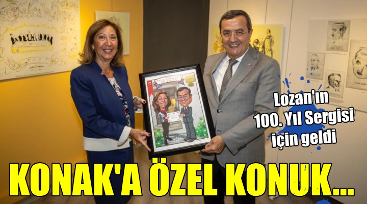 Lozan’ın 100. yıl sergisine özel konuk...