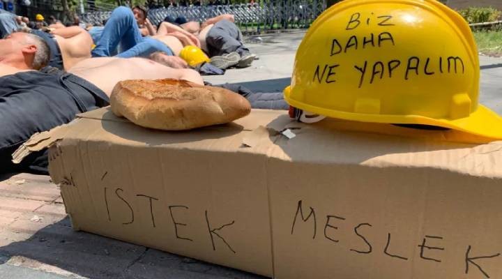 Açlık grevindeki madenciler Enerji Bakanlığı na yürüyecek