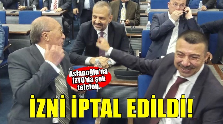 Mahkeme izni iptal edildi: Aslanoğlu toplantı ortasında evine döndü!