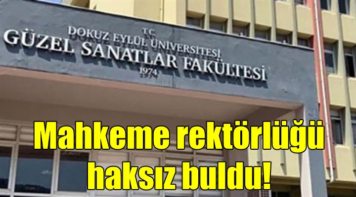 Mahkeme, rektörlüğü haksız buldu: Cezalar iptal