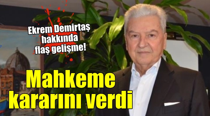 Mahkemeden Ekrem Demirtaş hakkında flaş karar!