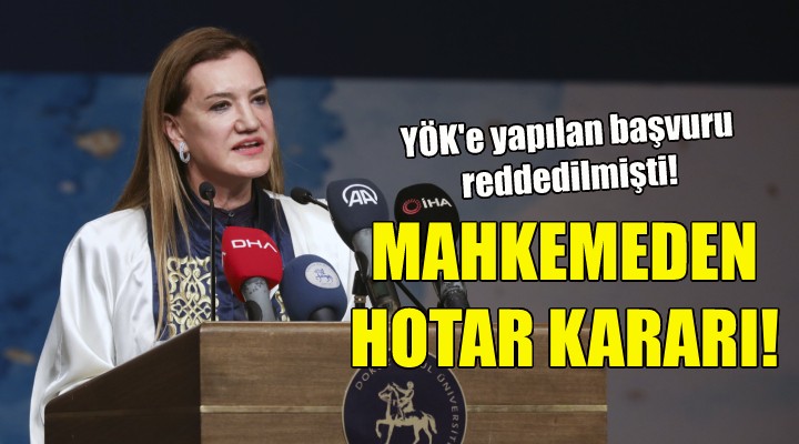 Mahkemeden Nükhet Hotar kararı!