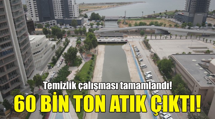 Manda Çayı’ndaki temizlik çalışması tamamlandı!