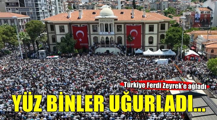 Manisa Büyükşehir Belediye Başkanı Ferdi Zeyrek son yolculuğuna uğurlandı